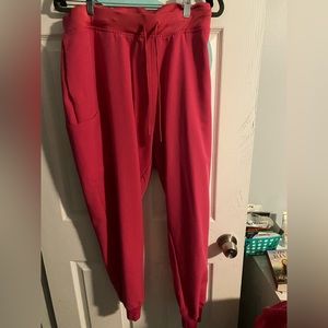 Mandala 2X Pink Jogger Scrub pants